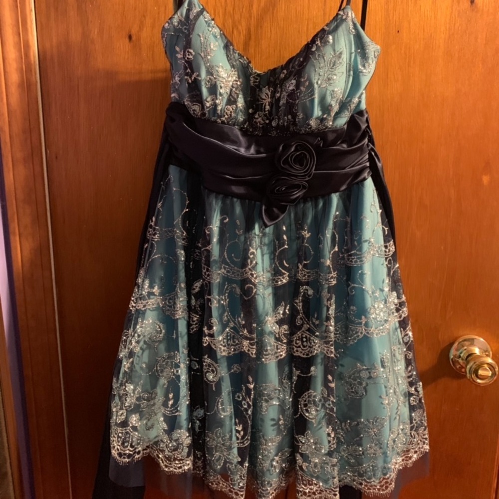 Beata Studio Los Angeles light blue dress